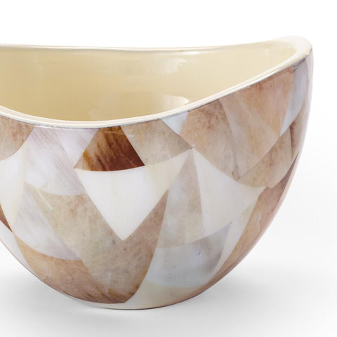 Decorating Essentials Contemporary Asymmetrical Decorative Bowl