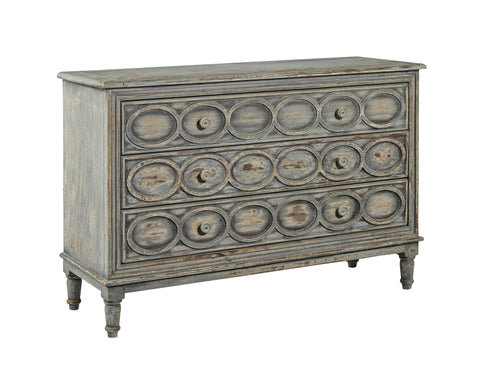 Noir Distressed Traditional Accent Chest