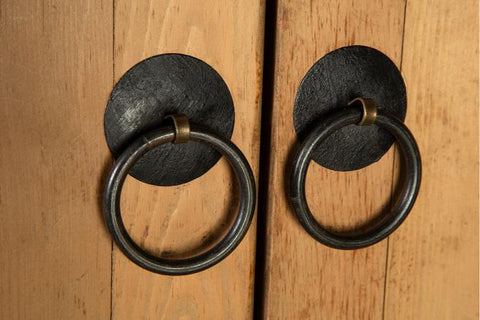 Ellicott Rustic Distressed Armoire Wardrobe