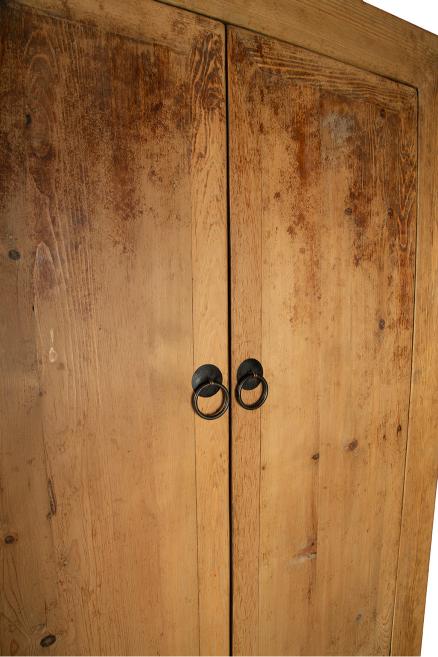 Ellicott Rustic Distressed Armoire Wardrobe
