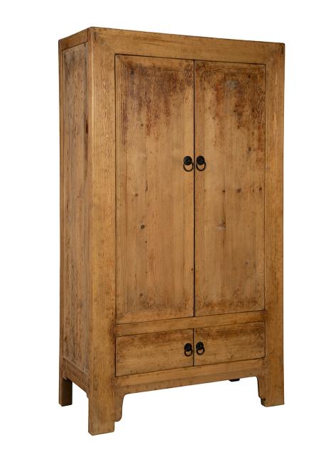 Ellicott Rustic Distressed Armoire Wardrobe