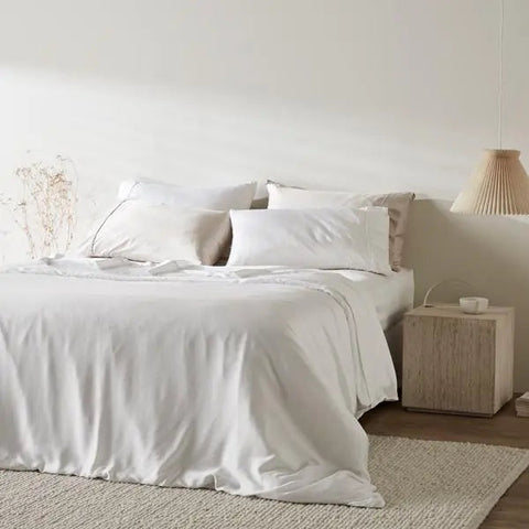 Minimalist Organic Solid Duvet Cover