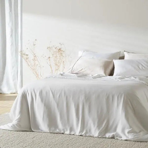 Minimalist Organic Solid Duvet Cover