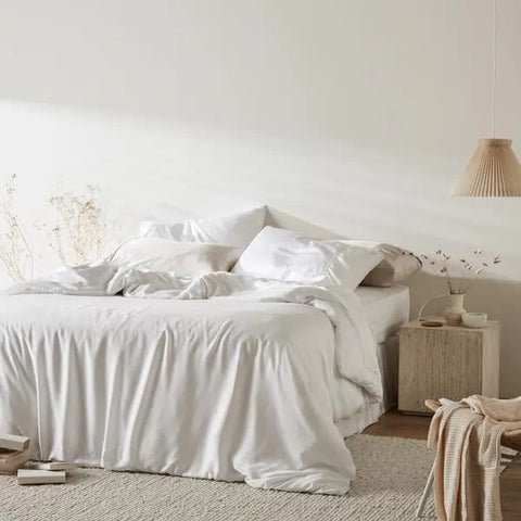 Minimalist Organic Solid Duvet Cover