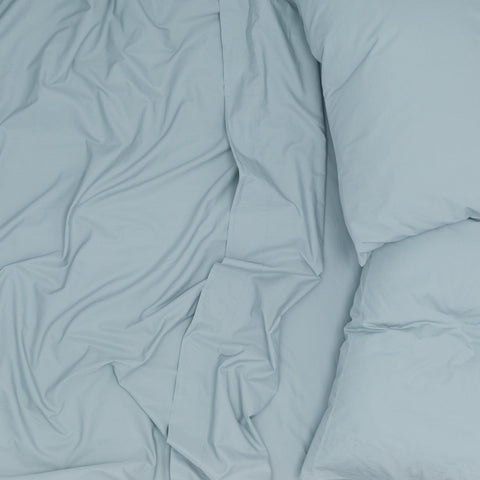 ESSENTIAL PERCALE DUVET - SKY