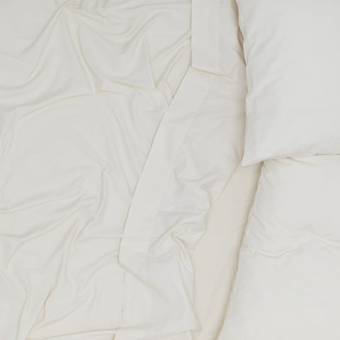 ESSENTIAL PERCALE PILLOWCASES - IVORY