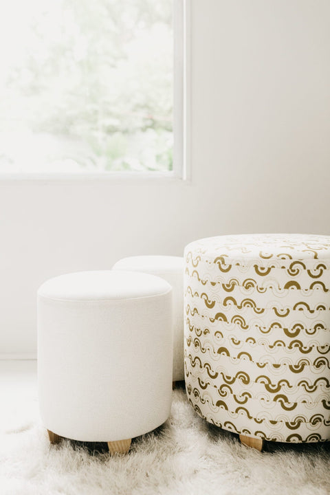 Palizada Timeless Minimalist Ball Pouf Ottoman