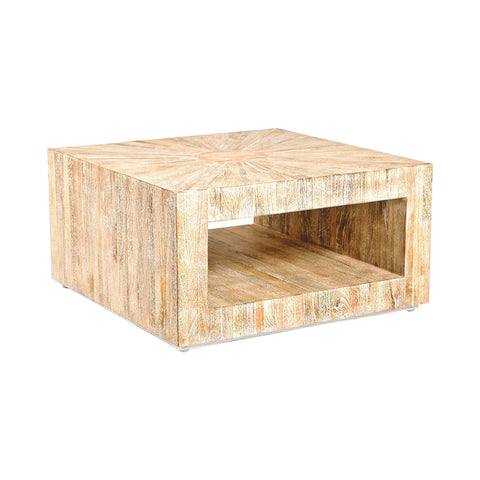 Studio A Timeless Minimalist Contemporary Square Coffee Table