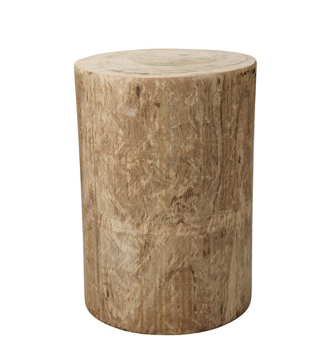 Agave Nature-Driven Modernist Drum Center Table Organic Accent Table