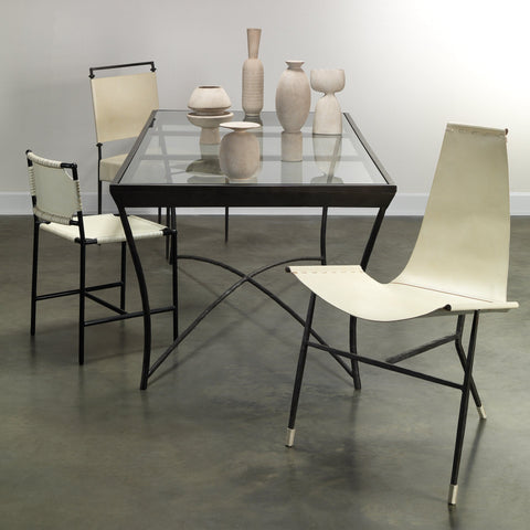 Asher Timeless Minimalist Upholstered Dining Side Chair