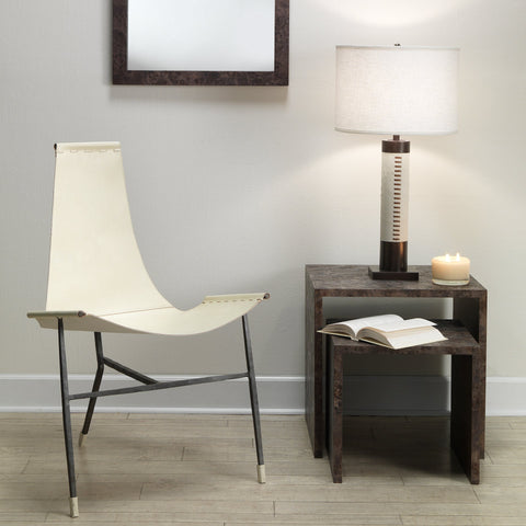 Jamie Young Timeless Minimalist Contemporary Nesting Table Set