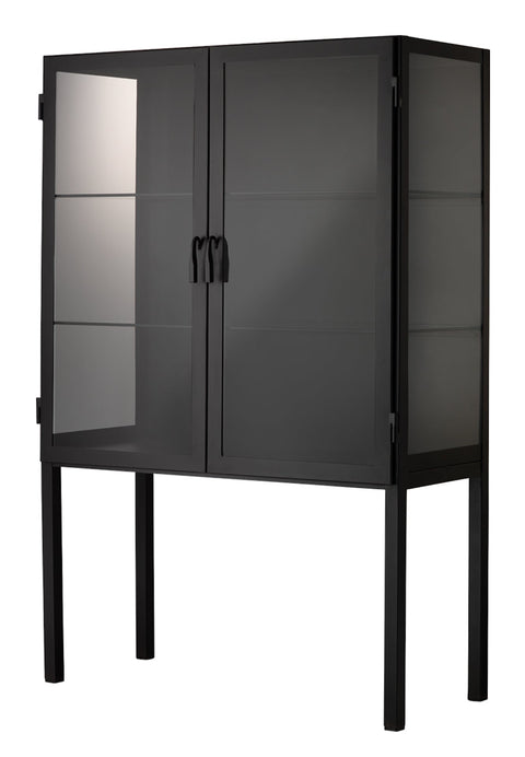 Chauncey Minimalist Display Cabinet with Matte Finish
