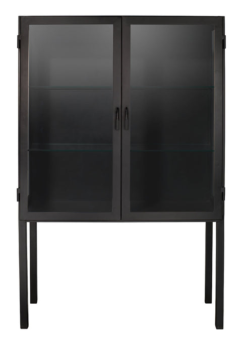 Chauncey Minimalist Display Cabinet with Matte Finish