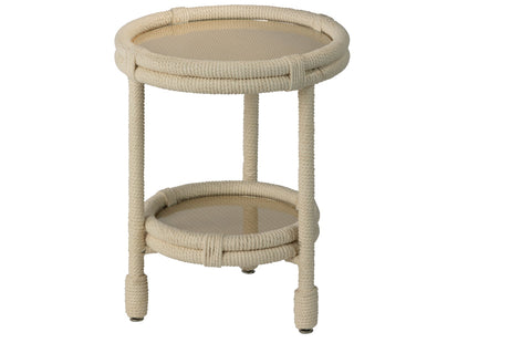 Delta Coastal Round Center Table with Block Frame
