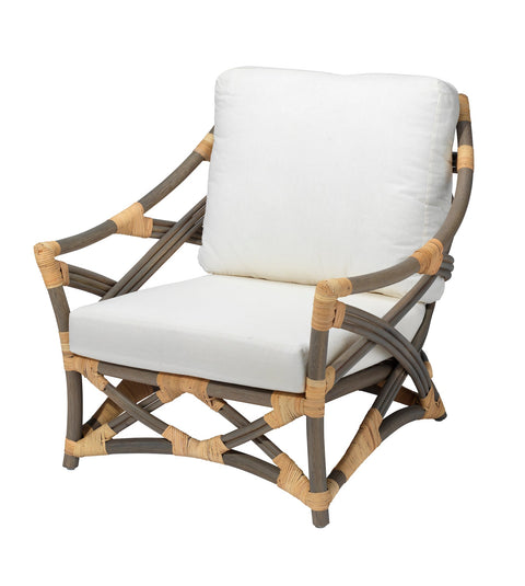 Dune Bohemian Club Lounge Chair for Outdoor Living Spaces