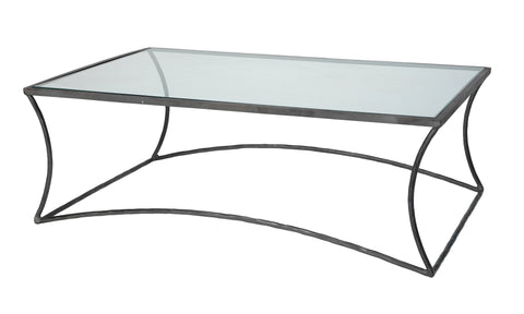 Kai Industrial Creative Coffee Table with Arced Legs