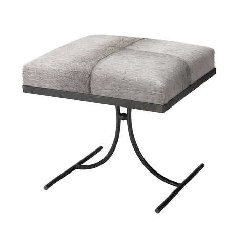 Kai Industrial Creative Accent Stool with Splayed Legs