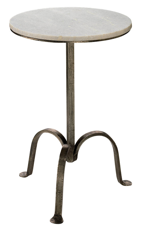 Modern Marble Center Table with Arced Legs Accent Table