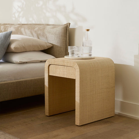 Jamie Young Montecito Mid Century Curved Accent Table