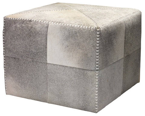 Nature-Driven Modernist Upholstered Pouf Ottoman