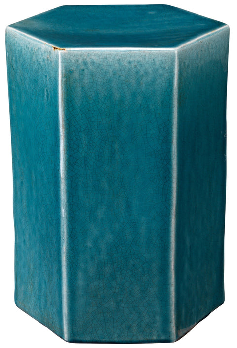 Porto Modern Hexagonal Ceramic Accent Table