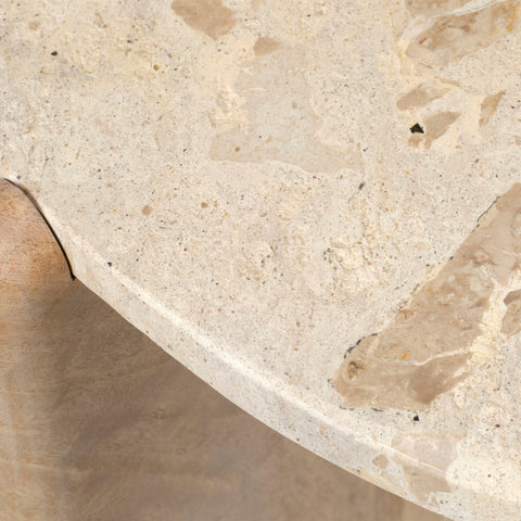 Nature-Driven Modernist Organic Round Coffee Table