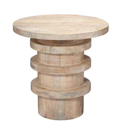 Revolve Nature-Driven Modernist Hand Carved Organic Center Table