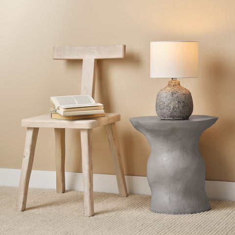 Sculpt Side Table : Sculpt Side Table (Cream)