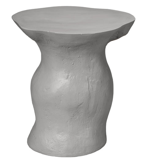 Modern Freeform Drum Center Table Accent Table