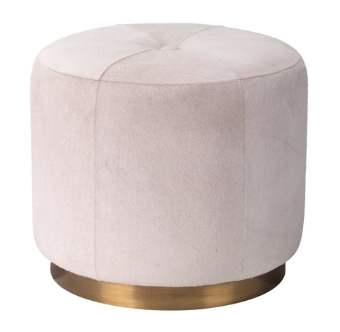 Timeless Minimalist Handmade Modern Pouf Ottoman
