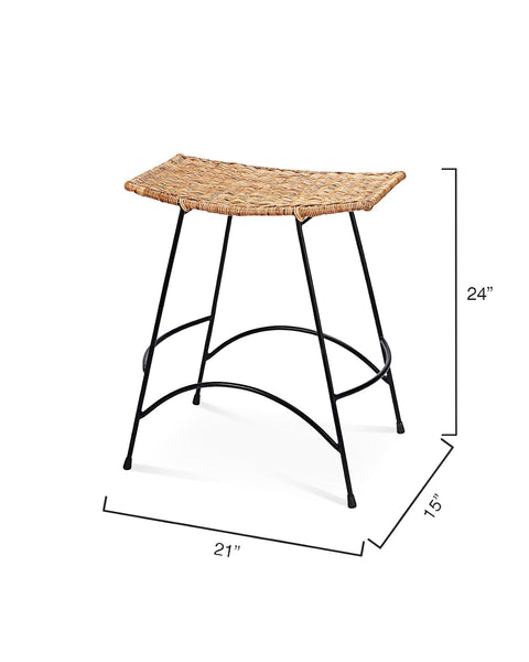 Timeless Minimalist Bohemian Splayed Counter Stool