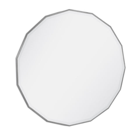 Contemporary Octagon Accent Wall Mirror for Entryway