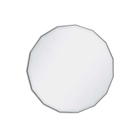 Contemporary Octagon Accent Wall Mirror for Entryway