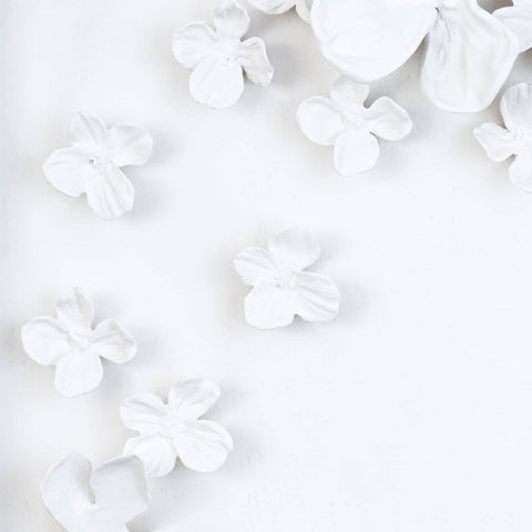 Dogwood Bouquet I Matte Handcrafted Wall Sculpture