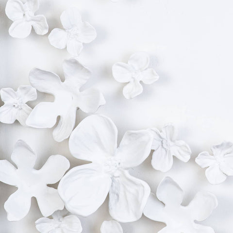 Modern Handcrafted Wood Wall Sculpture in Matte Finish