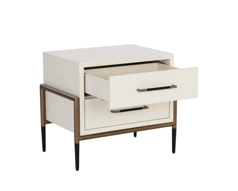 Sunpan Weldrick Timeless Minimalist Modern Nightstand