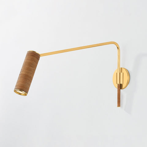 Narragansett Modern Sleek Swing Arm Sconce Wall Light