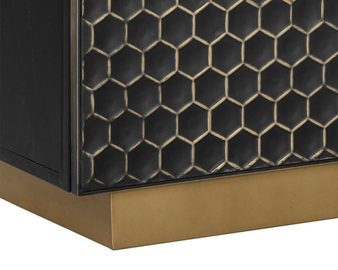 One-of-a-kind Hive Honeycomb Sideboard for Modern Living Spaces