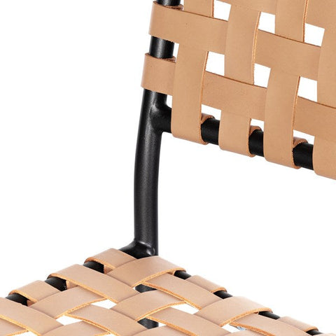 Garza Industrial Creative Modern Woven Counter Stool