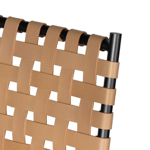 Garza Industrial Creative Modern Woven Counter Stool