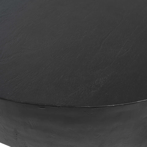 Lark Timeless Minimalist Curved Drum Coffee Table