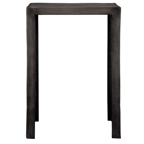 Uttermost Groove Modern Fluted Center Table