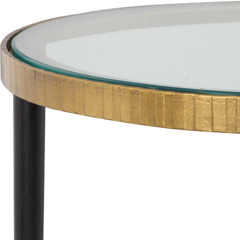 Uttermost Stiletto Contemporary Round Accent Table