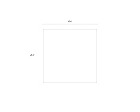 Blue Agate Modern Glossy Print with Gold Frame Wall Art