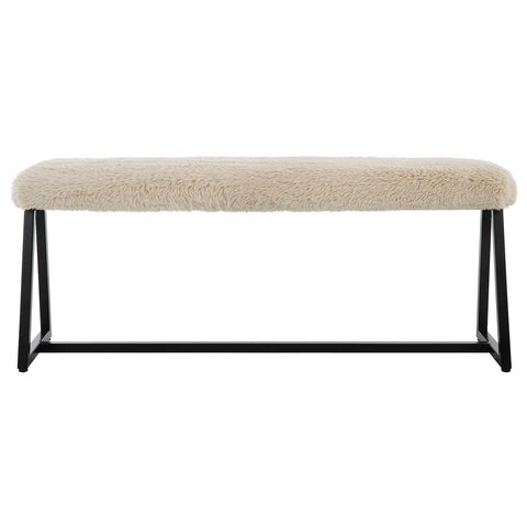 Space Saving Modern Upholstered Lounge Bench