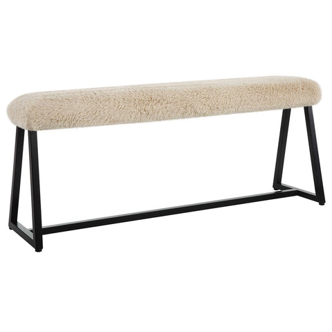 Space Saving Modern Upholstered Lounge Bench