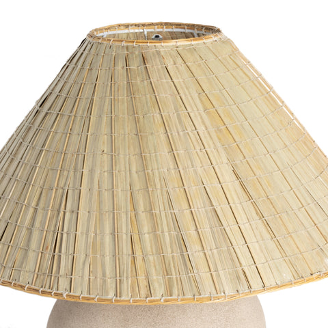 Ambient Organic Conical Table Lamp with Finial