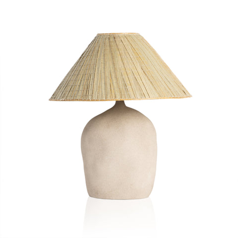 Ambient Organic Conical Table Lamp with Finial
