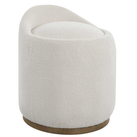 Timeless Minimalist Modern Upholstered Accent Stool