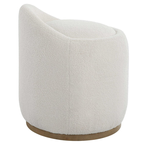 Timeless Minimalist Modern Upholstered Accent Stool